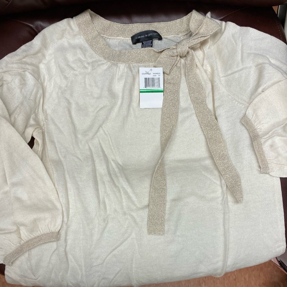 Cable & Gauge sweater